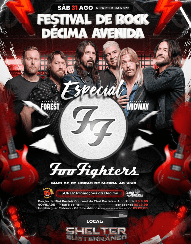 Festival de Rock da Décima Avenida – Especial Foo Fighters